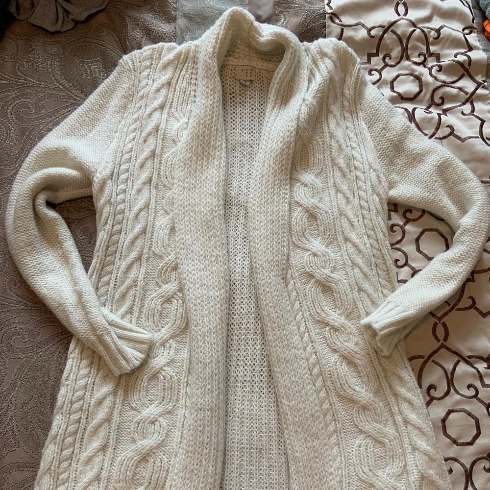 Long White Sweater